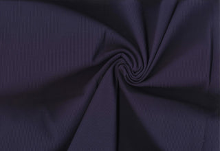 Skinny rib 4x2 jersey with textured soft ridges and bodycon stretch for shaping fitted fashion projects NAVY