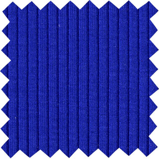 Skinny rib 4x2 jersey with textured soft ridges and bodycon stretch for shaping fitted fashion projects ROYAL