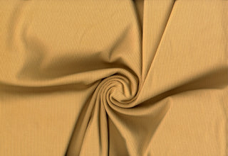 Skinny rib 4x2 jersey with textured soft ridges and bodycon stretch for shaping fitted fashion projects STRAW