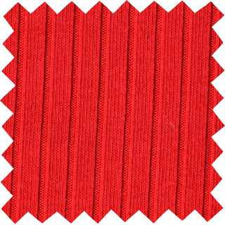 Stretchy 5x3 ribbed fabric with defined ridges, ideal for fitted apparel and flexible craft projects RED
