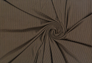 DTY Brushed Rib 8 x 5 Ganges Knit DBP Solid Fabric - Stretch Knit Fabric, Soft Fabric, Sewing Fabric, Apparel Fabric, Polyester Spandex