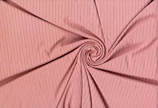 DTY Brushed Rib 8 x 5 Ganges Knit DBP Solid Fabric - Stretch Knit Fabric, Soft Fabric, Sewing Fabric, Apparel Fabric, Polyester Spandex