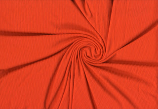 DTY Brushed Rib 8 x 5 Ganges Knit DBP Solid Fabric - Stretch Knit Fabric, Soft Fabric, Sewing Fabric, Apparel Fabric, Polyester Spandex