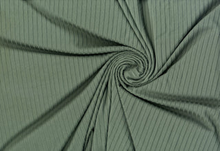 DTY Brushed Rib 8 x 5 Ganges Knit DBP Solid Fabric - Stretch Knit Fabric, Soft Fabric, Sewing Fabric, Apparel Fabric, Polyester Spandex