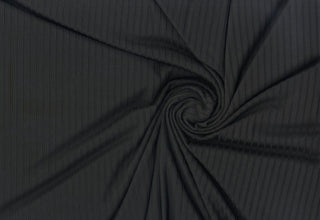 DTY Brushed Rib 8 x 5 Ganges Knit DBP Solid Fabric - Stretch Knit Fabric, Soft Fabric, Sewing Fabric, Apparel Fabric, Polyester Spandex