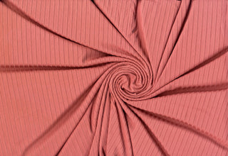 DTY Brushed Rib 8 x 5 Ganges Knit DBP Solid Fabric - Stretch Knit Fabric, Soft Fabric, Sewing Fabric, Apparel Fabric, Polyester Spandex