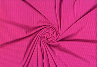 DTY Brushed Rib 8 x 5 Ganges Knit DBP Solid Fabric - Stretch Knit Fabric, Soft Fabric, Sewing Fabric, Apparel Fabric, Polyester Spandex