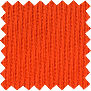 Soft ribbed 2x1 knit fabric with plush brushed texture and flexible 4-way stretch for sewing projects ORANGE