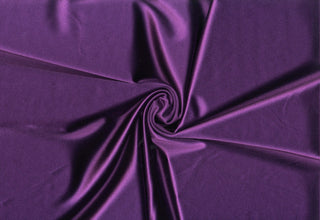 Satin Royal Knit Fabric by the Yard - Stretchy Satin Prom Dress Fabric, Shiny Apparel Fabric for Sewing, Evening Wear, Costumes, Home Décor
