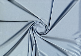 Shinny Polyester Milliskin tricot knit fabric with four-way stretch for dress, dance and swimwear BLUE FOG