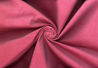 Luxurious low-pile velveteen weave offering smooth, plush surface ideal for sewing and DIY creations