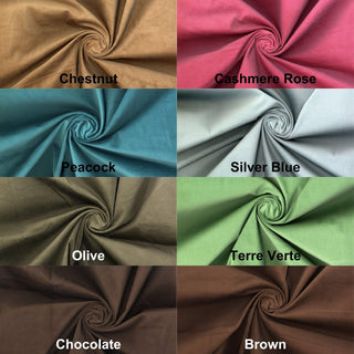 Velveteen 28W Cotton Stretch Velvet - Woven Natural Fiber Sewing Fabric by the Yard