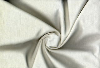 Smooth, natural linen-rayon woven texture perfect for eco-friendly apparel, decor, and DIY sewing OFF WHITE
