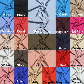 Soft woven gauze with crinkled crepe textured finish for flowing designs, ideal for airy apparel, crafts