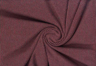 Soft ribbed knit texture with structured ridges and flexible 4-way stretch for apparel and crafts MERLOT