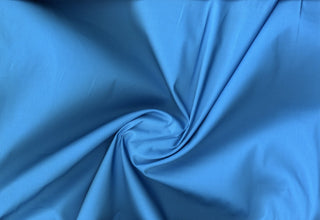 Stretch cotton poplin , with smooth, Flat, crisp surface and breathable weave perfect for fashion and crafts AQUA