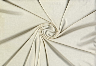 Lightweight jersey knit with soft hand and gentle stretch for fluid draping and easy sewing