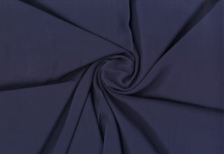 Buttery soft rayon lawn , ideal for crafting airy dresses, tops, and décor NAVY DK.