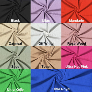 Saltaire Cotton touch Crinkle Woven Fabric by the Yard Soft Textured for Sewing, Blouse, Dress & Evening Wear, DIY Projects, Polyester Solid