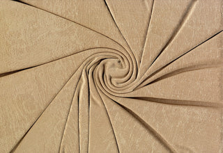 Stretch jersey slinky knit with a soft shimmer finish and flexible, fluid drape for sewing projects TOAST