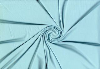 Elastic, airy Jersey knit texture perfect for crafting fitted garments, sportswear, and flowing dresses AQUA