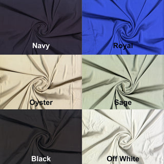 Rayon Satin Stretch, Elegant Satin for Dresses, Bridal & Formal Wear, 165 GSM