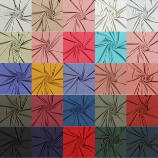 Viscose Span Crepe Knit Fabric by Yard, Many Colors, Free Shipping.